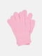 Розовые перчатки с манжетами в рубчик | 6802014 | фото 2