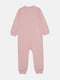 Розовая пижама-комбинезон с рисунком | 6802026 | фото 2
