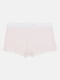 Розовые хлопковые трусы-шорты с белой резинкой | 6802110 | фото 2