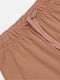 Хлопковые коричневые шорты с карманами | 6802118 | фото 3