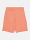 Хлопковые оранжевые шорты с карманами | 6802120 | фото 2