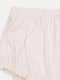 Короткі бавовняні шорти світло-рожевого кольору | 6802159 | фото 3