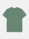 Зеленая хлопковая футболка с принтом | 6802186 | фото 2