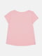 Хлопковая розовая футболка с рисунком из пайеток | 6802206 | фото 2