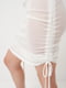 Белое полупрозрачное платье с открытой спиной | 6802311 | фото 4