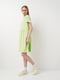 Сукня-футболка салатового кольору | 6802327 | фото 2