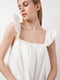 Белое платье на бретелях | 6802332 | фото 4