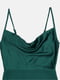 Зеленое мини-платье на тонких бретелях | 6802337 | фото 3
