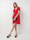 Красное платье в мелкий горох | 6802341 | фото 2