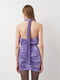 Фіолетова сукня з відкритою спиною | 6802342 | фото 3