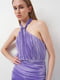 Фіолетова сукня з відкритою спиною | 6802342 | фото 4