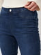 Темно-синие базовые джинсы-скинни | 6802348 | фото 4