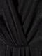 Чорне плаття-максі з ребристого блискучого трикотажу | 6802351 | фото 2