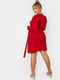 Червона сукня з довгим рукавом | 6802392 | фото 2