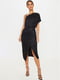 Чорна асиметрична сукня | 6802399