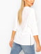 Біла асиметрична блуза прямого крою | 6802427 | фото 2