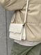 Біла сумка крос-боді на широкому ремінці | 6803610 | фото 4