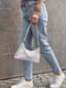 Біла маленька сумка-багет з перлинами | 6803615 | фото 5