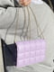 Фіолетова маленька сумка-клатч на ланцюжку | 6803619 | фото 4
