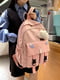 Рожевий рюкзак з кишенями | 6803630 | фото 3