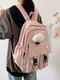 Рожевий рюкзак з кишенями | 6803630 | фото 4