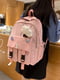 Рожевий рюкзак з кишенями | 6803630 | фото 5