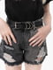 Сірі джинсові шорти з рваностями | 6802591 | фото 2
