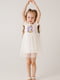 Сукня молочного кольору з принтом | 6802599 | фото 5