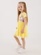 Сукня жовта з принтом | 6802611 | фото 4