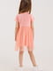 Сукня персикового кольору з принтом | 6802650 | фото 5