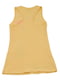 Майка из натуральной ткани желтая с принтом | 6802837 | фото 3