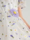 Сукня святкова біла в принт | 6802906 | фото 4