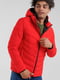 Стильна демісезонна червона куртка | 6802956