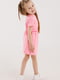 Легка рожева сукня з оригінальним принтом | 6803195 | фото 5