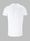 Біла трикотажна футболка з принтом | 6803266 | фото 3