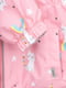 Куртка демісезонна рожева в принт | 6803307 | фото 3