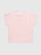 Трикотажна рожева футболка з принтом | 6803331 | фото 4