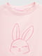 Трикотажна рожева футболка з вишивкою | 6803332 | фото 2