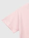 Трикотажна рожева футболка з вишивкою | 6803332 | фото 3