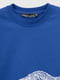 Бавовняна синя футболка з принтом | 6803336 | фото 2