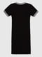 Сукня чорна з білим оздобленням | 6803381 | фото 4