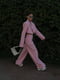 Рожевий костюм: укорочений жакет та штани-палаццо | 6803932 | фото 2