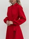 Червона сукня А-силуету “на запах” | 6804007 | фото 3