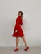 Червона сукня А-силуету “на запах” | 6804007 | фото 5