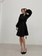 Чорна сукня А-силуету “на запах” | 6804008 | фото 5
