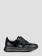Черные кроссовки из натуральных материалов | 6804066 | фото 4