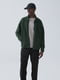 Зеленая куртка на молнии из искусственного меха | 6729735 | фото 6