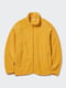 Флисовая желтая куртка с ветронепроницаемой окантовкой по краю | 6789343 | фото 15
