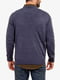 Пуловер с вышитым логотипом бренда синий | 6804127 | фото 4