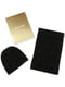 Комплект вязаный черный: шапка и шарф | 6804197 | фото 2